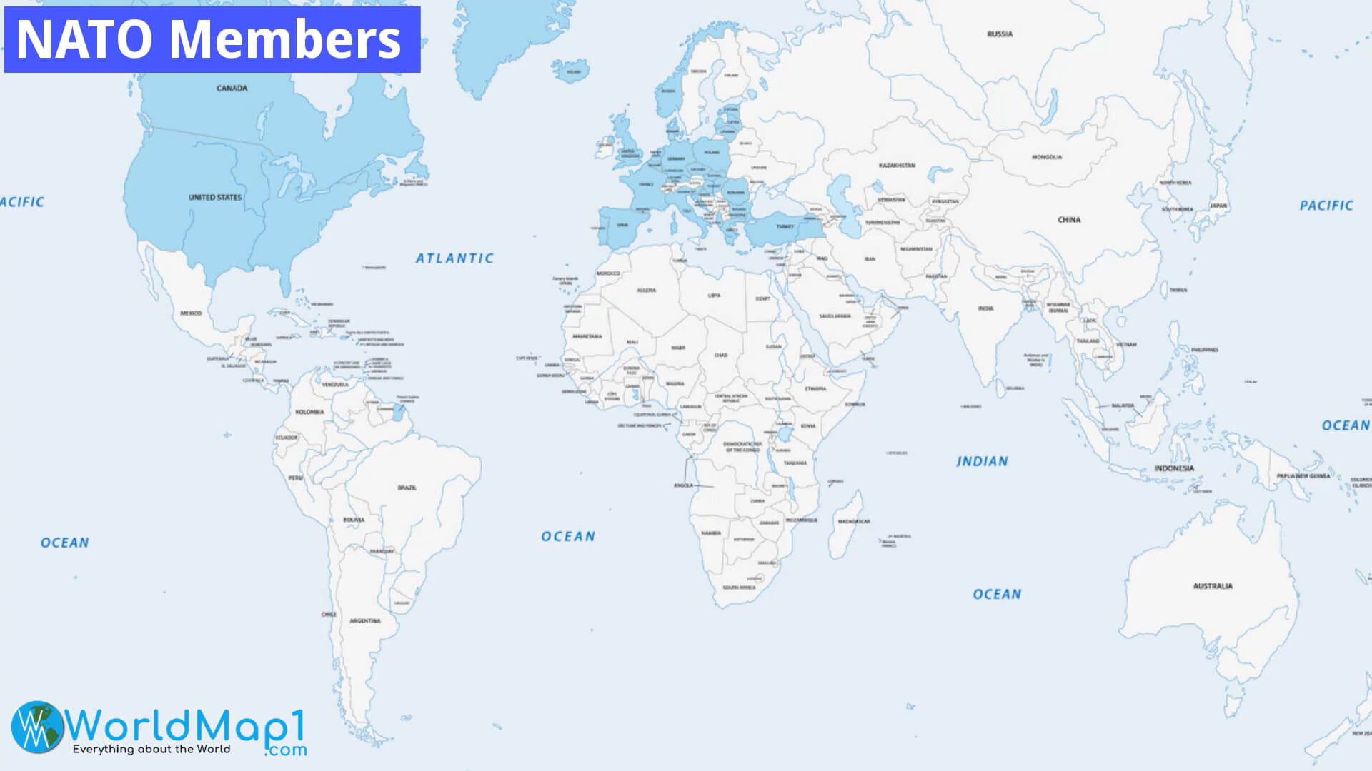 NATO Members Map